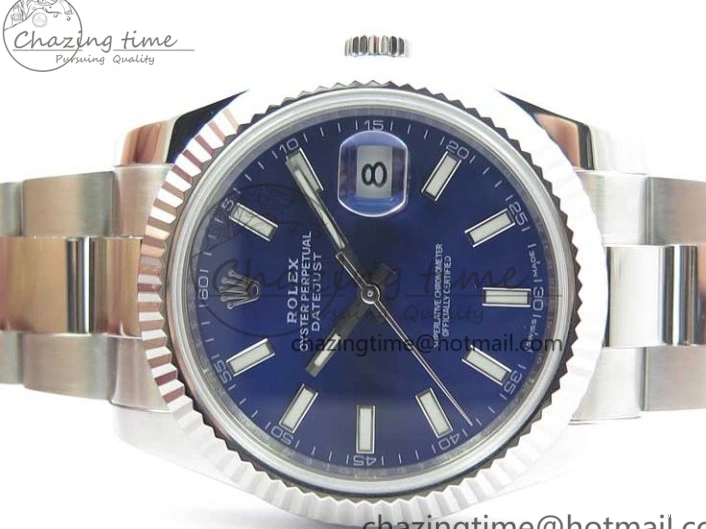 1229 DateJust 126334 SS Noob 1:1 904L Best Edition Blue Dial Stick Markers on Oyster Bracelet A Youthful 3169